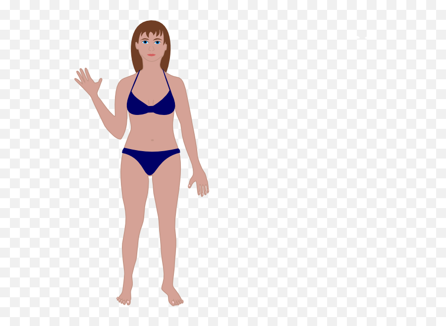 Female Body Clipart Transparent Images - Human Body Clipart Woman Emoji,Body Clipart