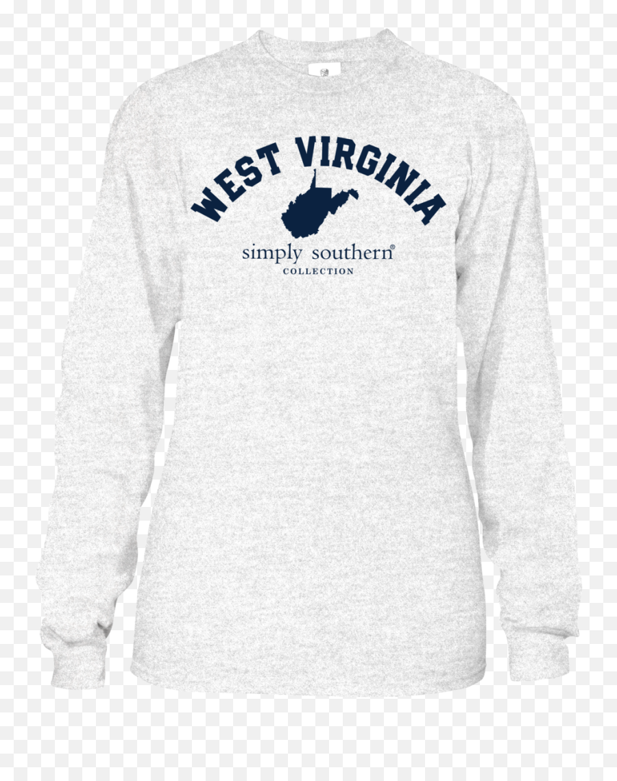 Simply Southern Ls West Virginia Block - Long Sleeve Emoji,Simply Southern Logo