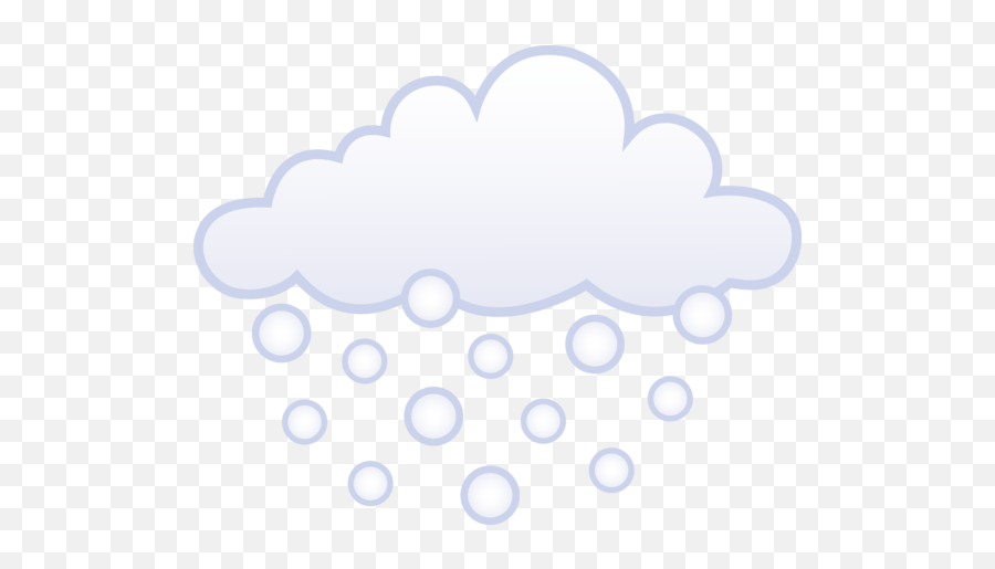 Snowfall - Clipart Snow Clouds Emoji,Snowfall Png
