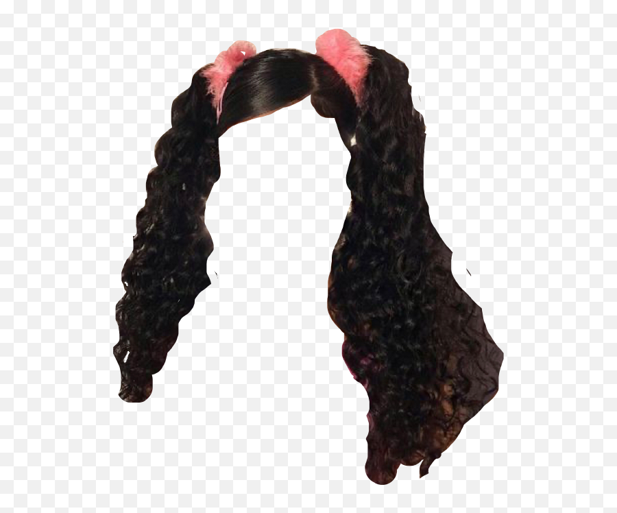 The Most Edited Wavy Hair Picsart - Baddie Hair Pigtails Transparent Background Emoji,Waves Hair Png