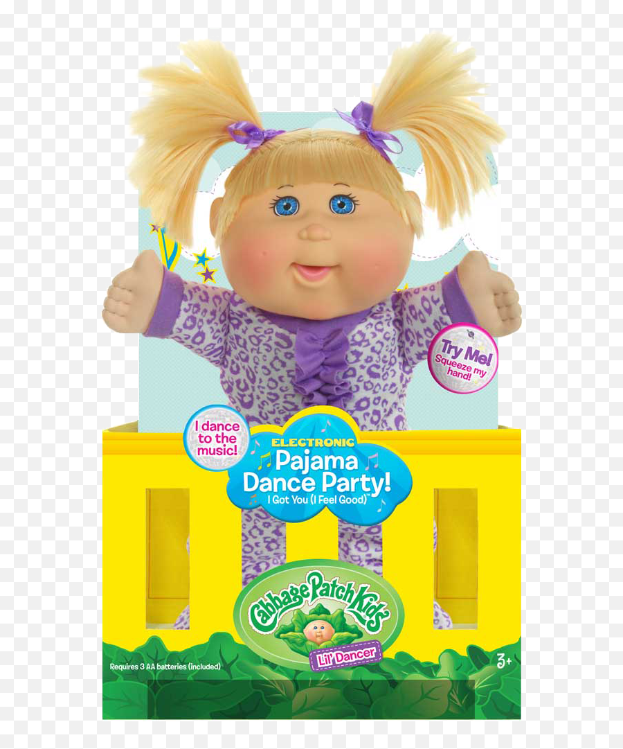 Pajama Dance Party Cabbage Patch Doll - Blonde Pumpkin Patch Doll Emoji,Cabbage Patch Kids Logo