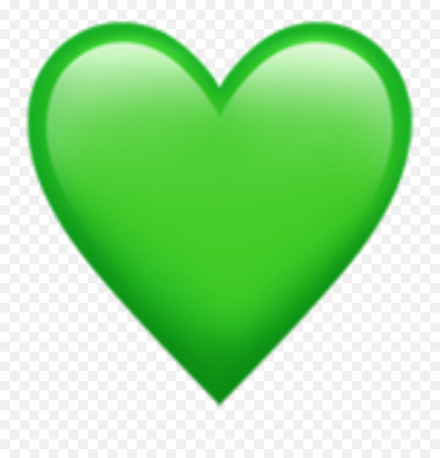 Download Iphone Emoji Heart Green Clip - Green Heart Emoji Png,Heart Emoji Transparent Background