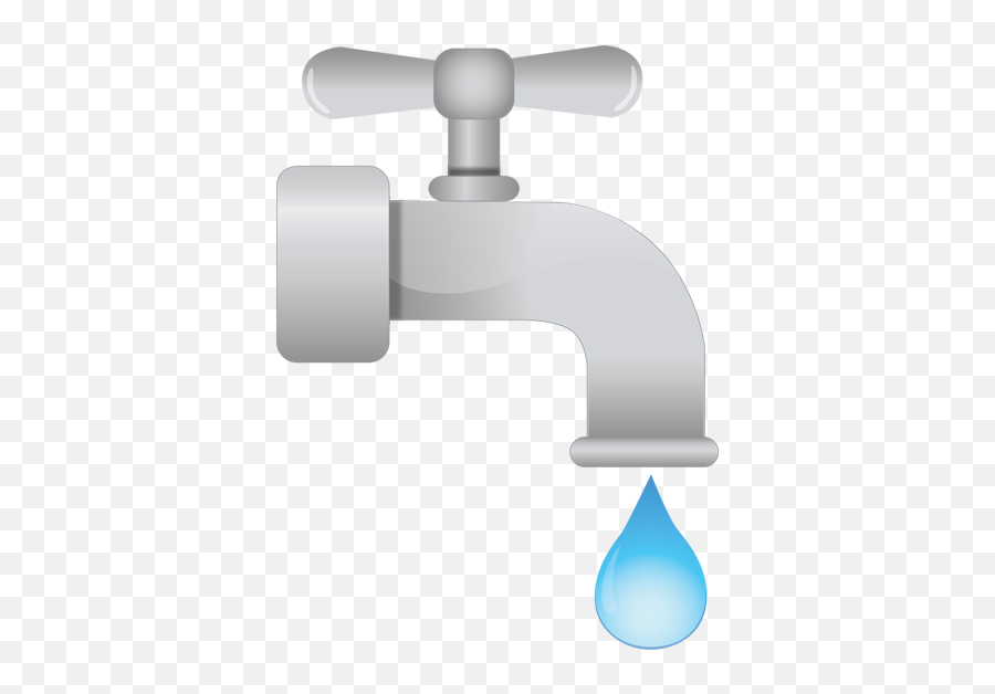 Dripping Faucet Clipart Png Image With - Transparent Water Tap Clipart Emoji,Faucet Clipart
