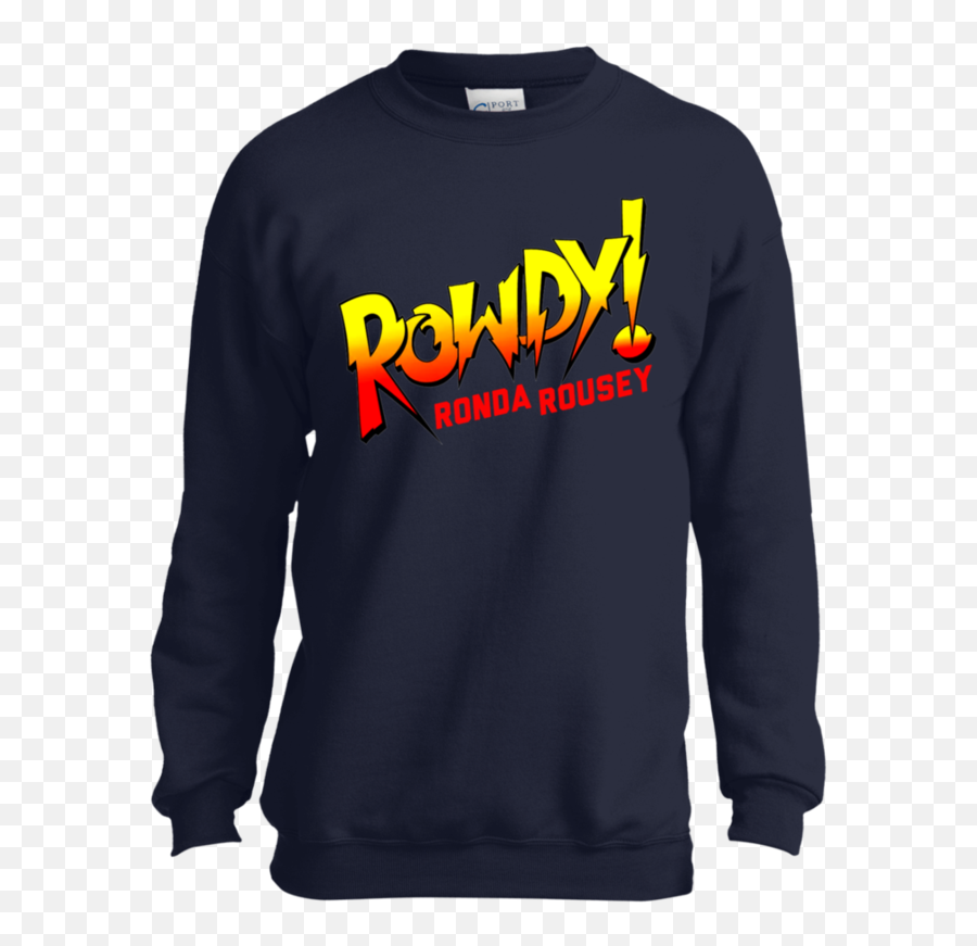 Rowdy Ronda Rousey Shirt Pc90y Port And - Long Sleeve Emoji,Ronda Rousey Png