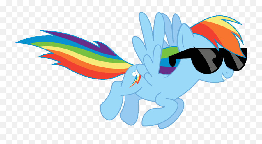 Rainbow Dash Transparent Gif Clipart - Animated Rainbow Dash Gif Emoji,Rainbow Dash Transparent