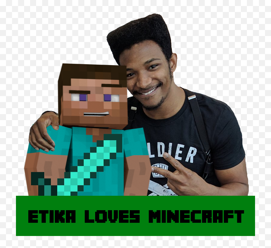 Etika World Networks Second Channel - Etika Loves Minecraft Emoji,Etika World Network Logo