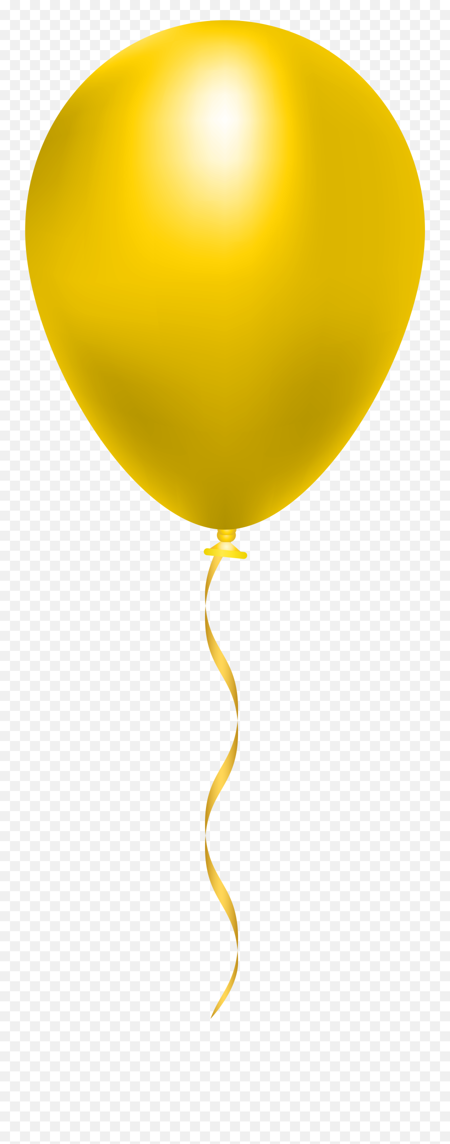 Yellow Balloons Png U0026 Free Yellow Balloonspng Transparent - Balloon Emoji,Gold Balloons Png