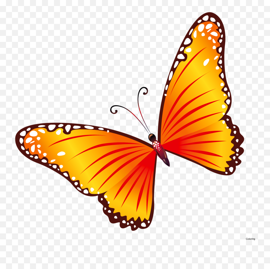 Download Free Clip Art Butterflies - Butterfly Clipart Png Emoji,Butterflies Clipart