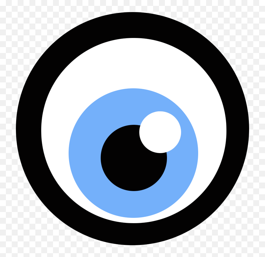 Blue Eye Icon Emoji,Eye Icon Png