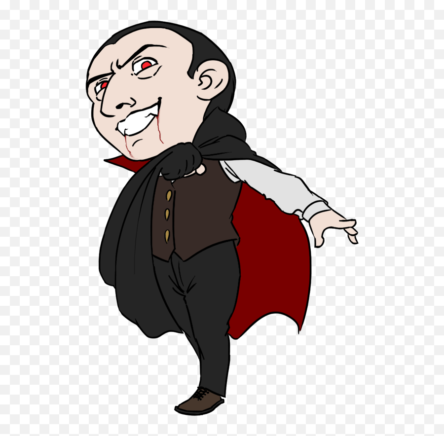Vampire Clipart Count Dracula Vampire - Cartoon Mini Dracula Emoji,Vampire Clipart