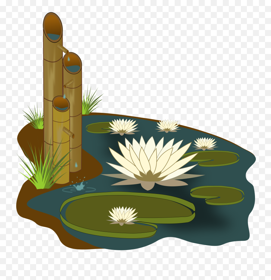 Pond Cliparts Download Free Clip Art - Vitória Regia Png Emoji,Pond Clipart