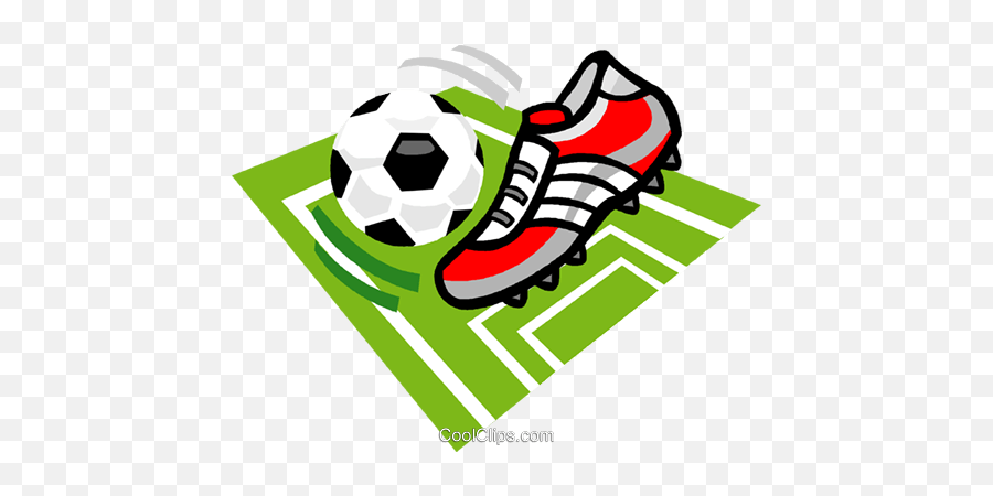 Soccer Ball And Cleat Royalty Free Vector Clip Art Emoji,Soccer Ball Vector Png