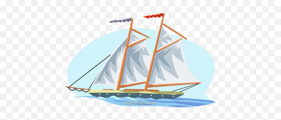 Sailing Vessel Royalty Free Vector Clip Art Illustration Emoji,Sailboat Clipart Free