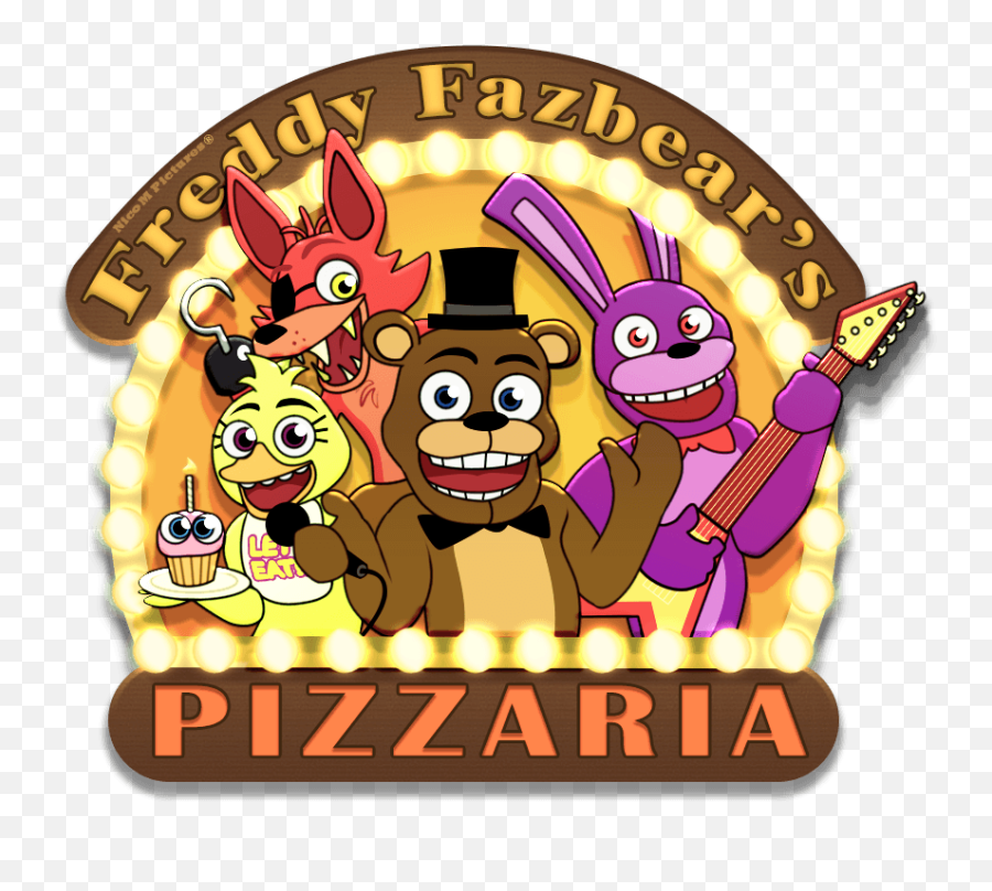 Bing Sticker - Fnaf Logo Clip Art Transparent Cartoon Pizza Five Nights At Sign Emoji,Bing Logo