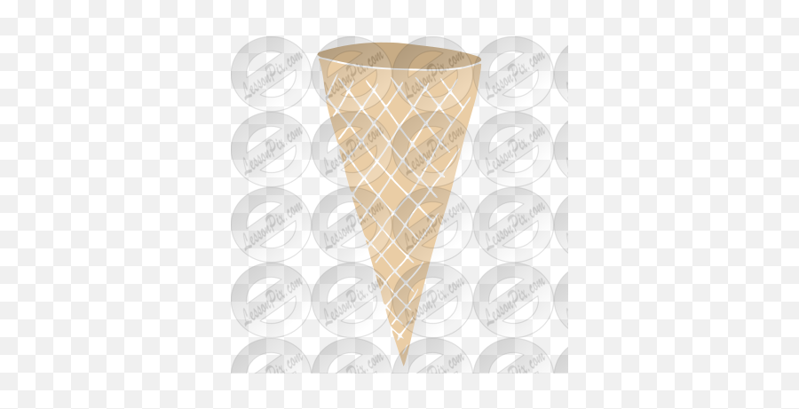Ice Cream Cone Stencil For Classroom Therapy Use - Great Cone Emoji,Ice Cream Cone Clipart