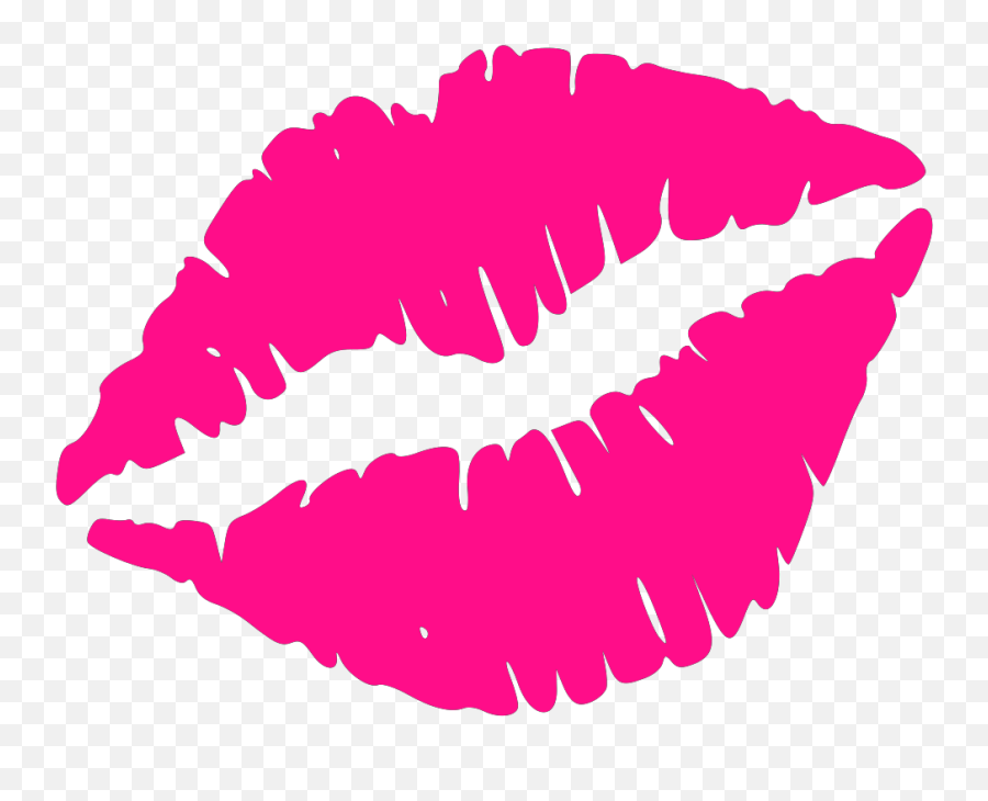 Hot Pink Lips Svg Vector Hot Pink Lips 2677347 - Png Mary Kay Emoji,Lipstick Clipart