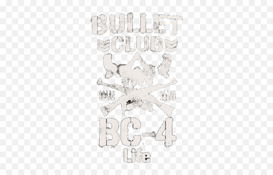 Download Bullet Club Bc 4 Life Logo Png - Scary Emoji,Bullet Club Logo