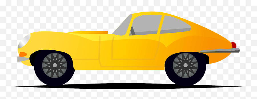 Yellow Jaguar E - Type Clipart Free Download Transparent Png Automotive Paint Emoji,Jaguar Clipart