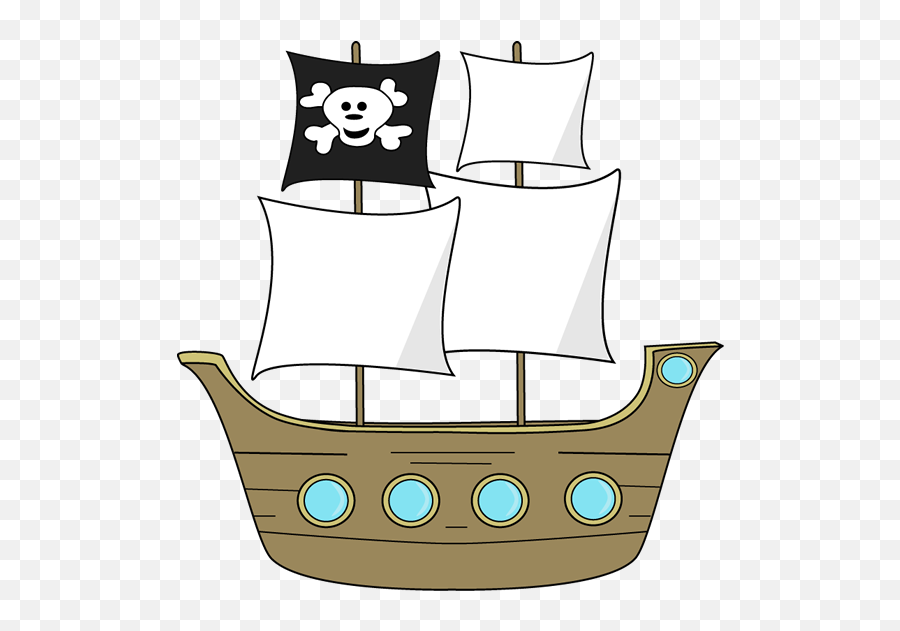 Pirate Flag Clipart Free Download Clip Art Free Clip Art - Dibujo De Barco Pirata Facil Emoji,Flag Clipart