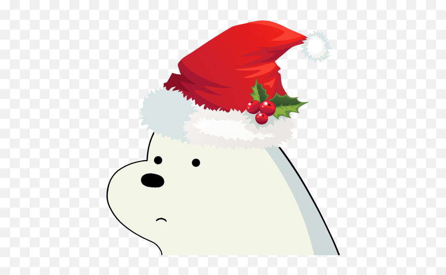 Download U201c Transparent Christmas Bears Icons Free To Use - Transparent Background Santa Hat Clip Art Emoji,Santa Hat Png Transparent