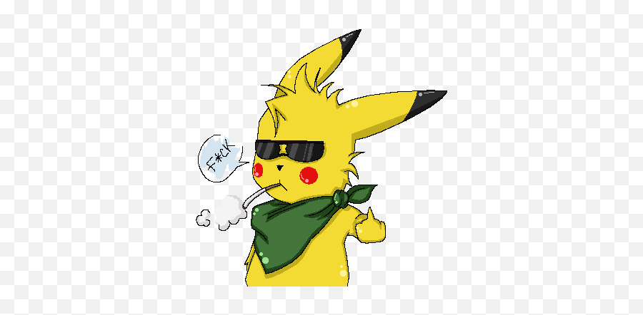 Download Gangster Pikachu Png - Pokemon Thug Life Png Full Gangster Pikachu Png Emoji,Thug Life Png