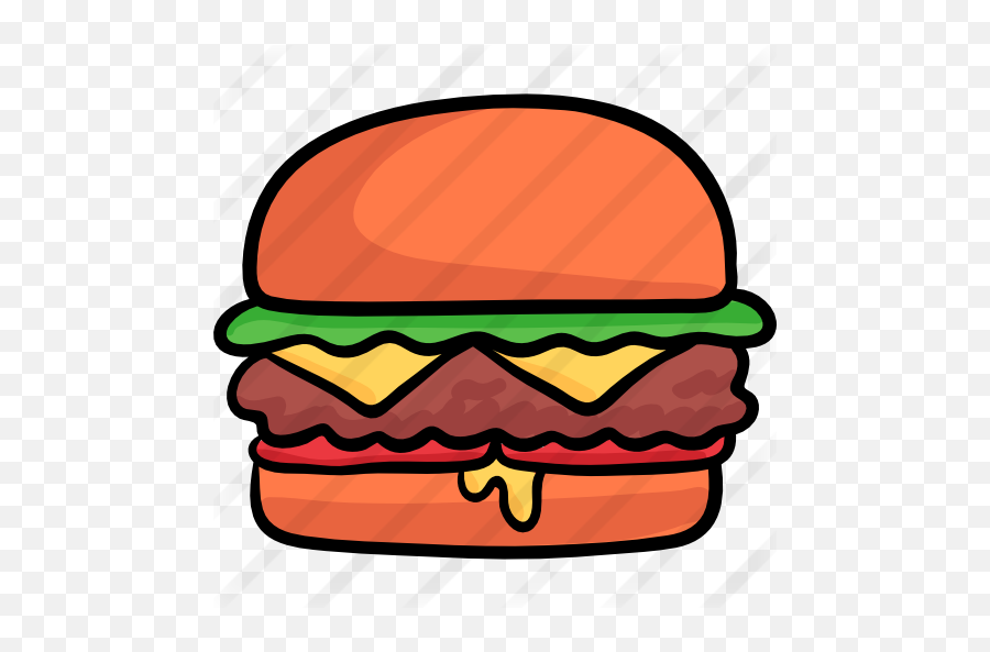 Cheese Burger - Hamburger Bun Emoji,Cheeseburger Png