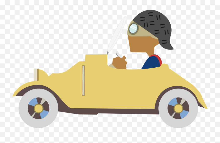 Car Driving Canidae Motor Vehicle Dog - Car Clipart Full 1920s Cartoon Transparent Emoji,Driving Clipart