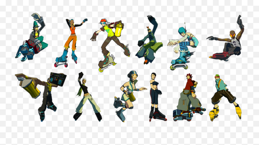 Sega Rhythm Games - Up Down Up Down Chu Chu Chu Set Set Radio Future Character Emoji,Jet Set Radio Logo