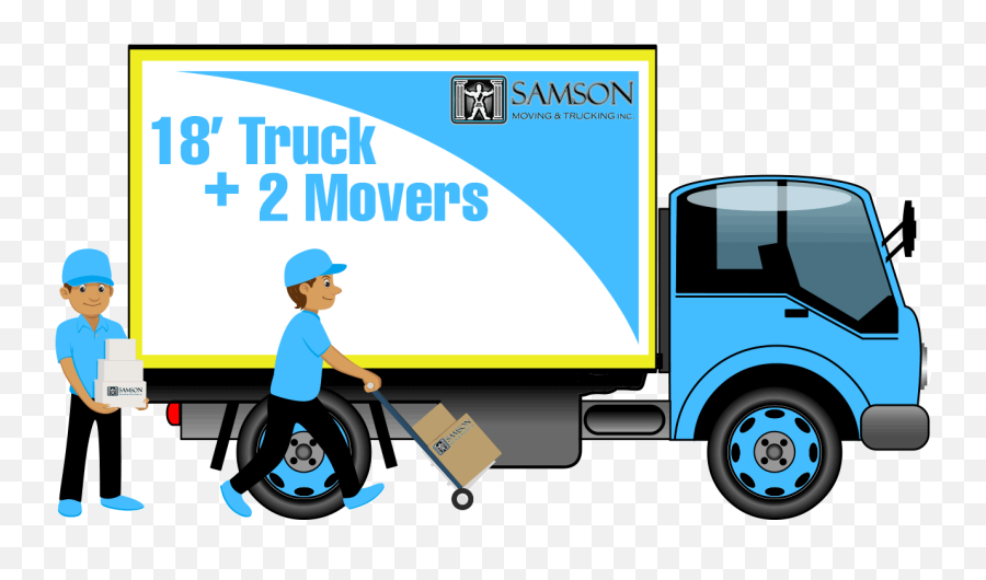 18 Truck 2movers - Samson Movers Clipart Full Size Clipart Truck Movers Png Emoji,Moving Truck Clipart