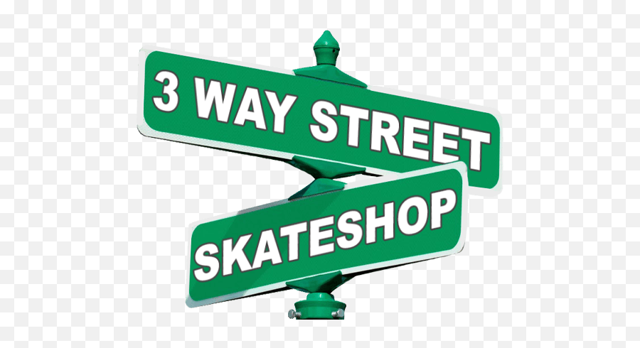 3 Way Street Skateshop - Language Emoji,Independent Trucks Logo