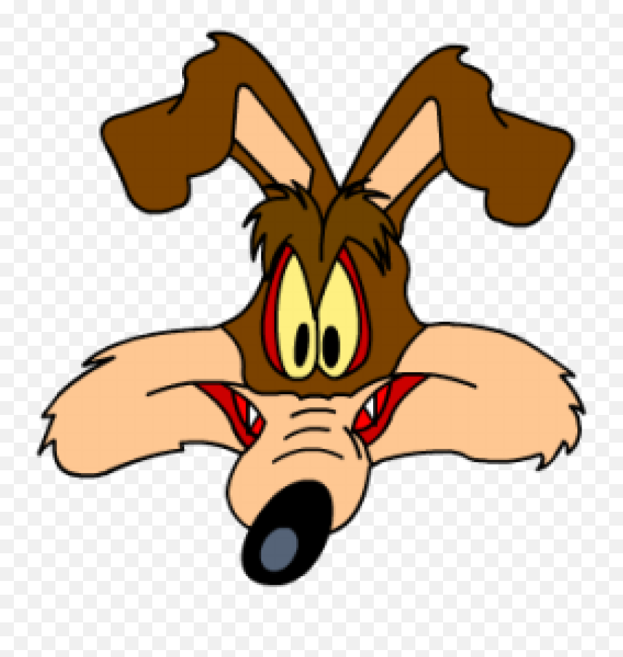 Drawing Coyotes Looney Tunes - Wile E Coyote Smiling Clipart Wile E Coyote Smiling Emoji,Coyote Clipart