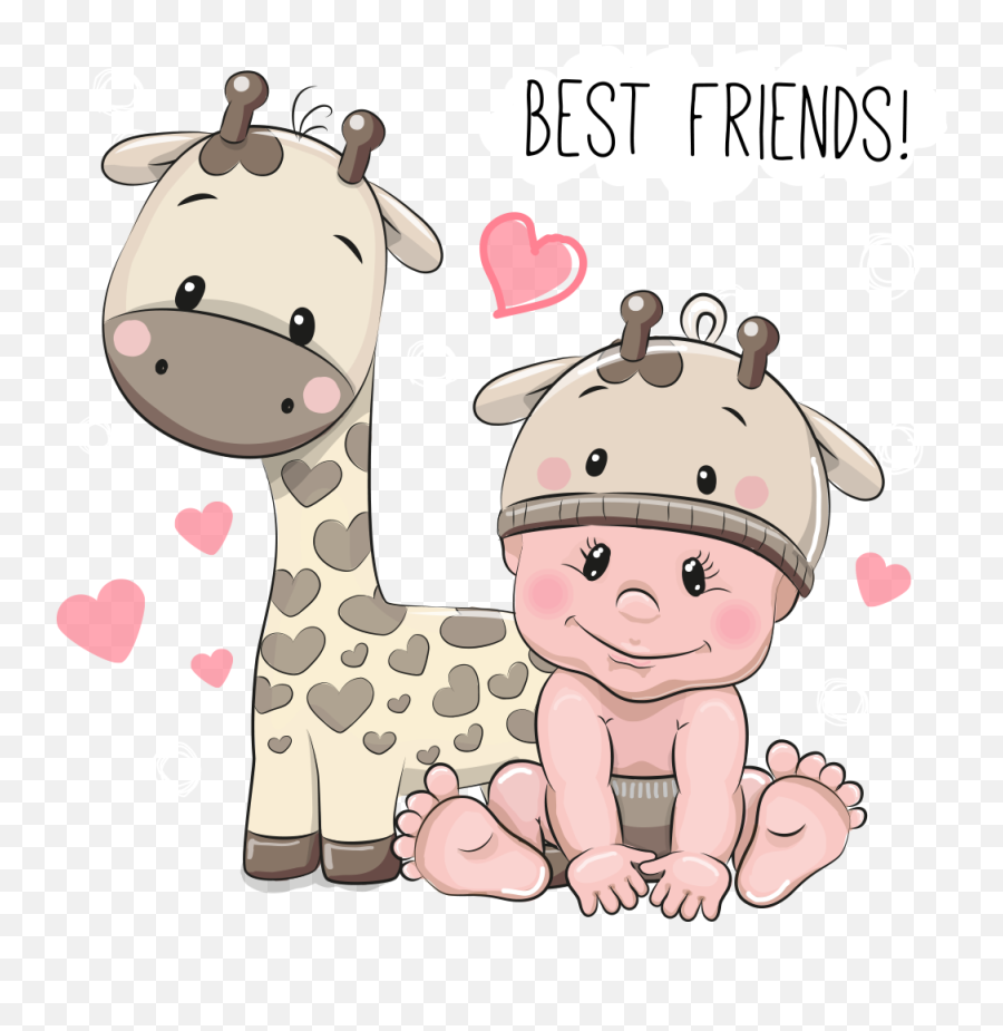 Cartoon Infant Stock Photography Illustration - Baby Cartoon Baby Shower Baby Giraffe Cartoon Emoji,Baby Giraffe Clipart