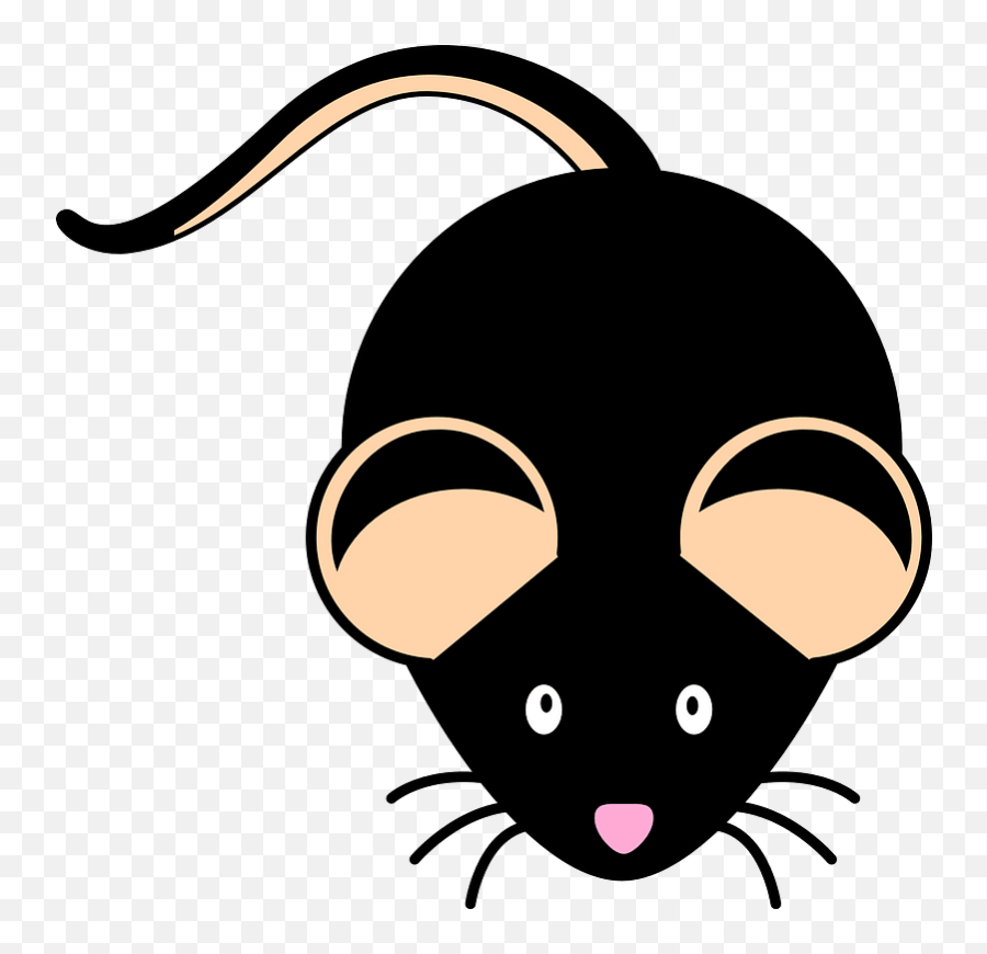 Cartoon Black Mouse Clipart Free Download Transparent Png - Warren Street Tube Station Emoji,Mouse Clipart Black And White