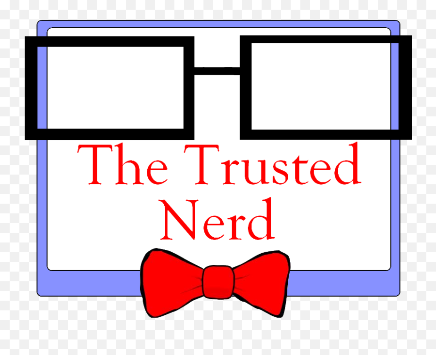 The Trusted Nerd - Vertical Emoji,Nerd Logo