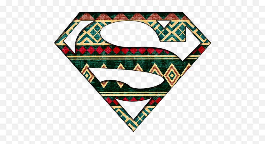 Super Hero African Pattern On Behance - Superman Decal Emoji,Batman Superman Logo