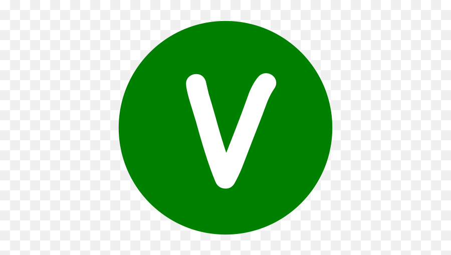 Icon V - Dot Emoji,V Png