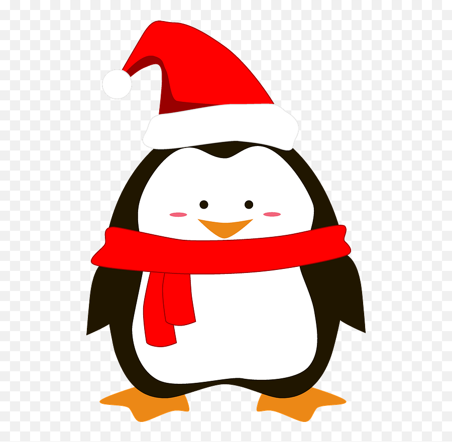 Christmas Penguin Clipart - Fictional Character Emoji,Christmas Penguin Clipart