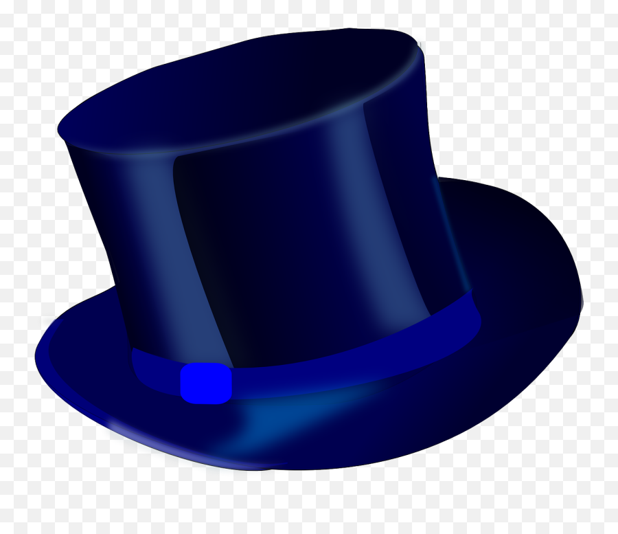 Top Hat Stovepipe Topper - Top Hat Blue Png Emoji,Top Hat Png