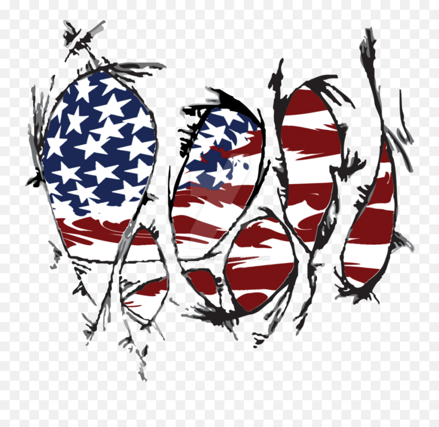 Torn American Flag By - Torn Union Jack Png Clipart Full Emoji,Torn Png