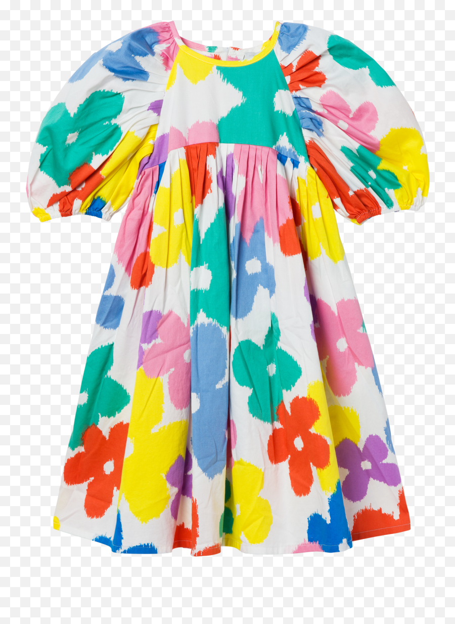 Stella Mccartney Kids Flowers Midi Dress - Walmartcom Emoji,Stella Mccartney Logo