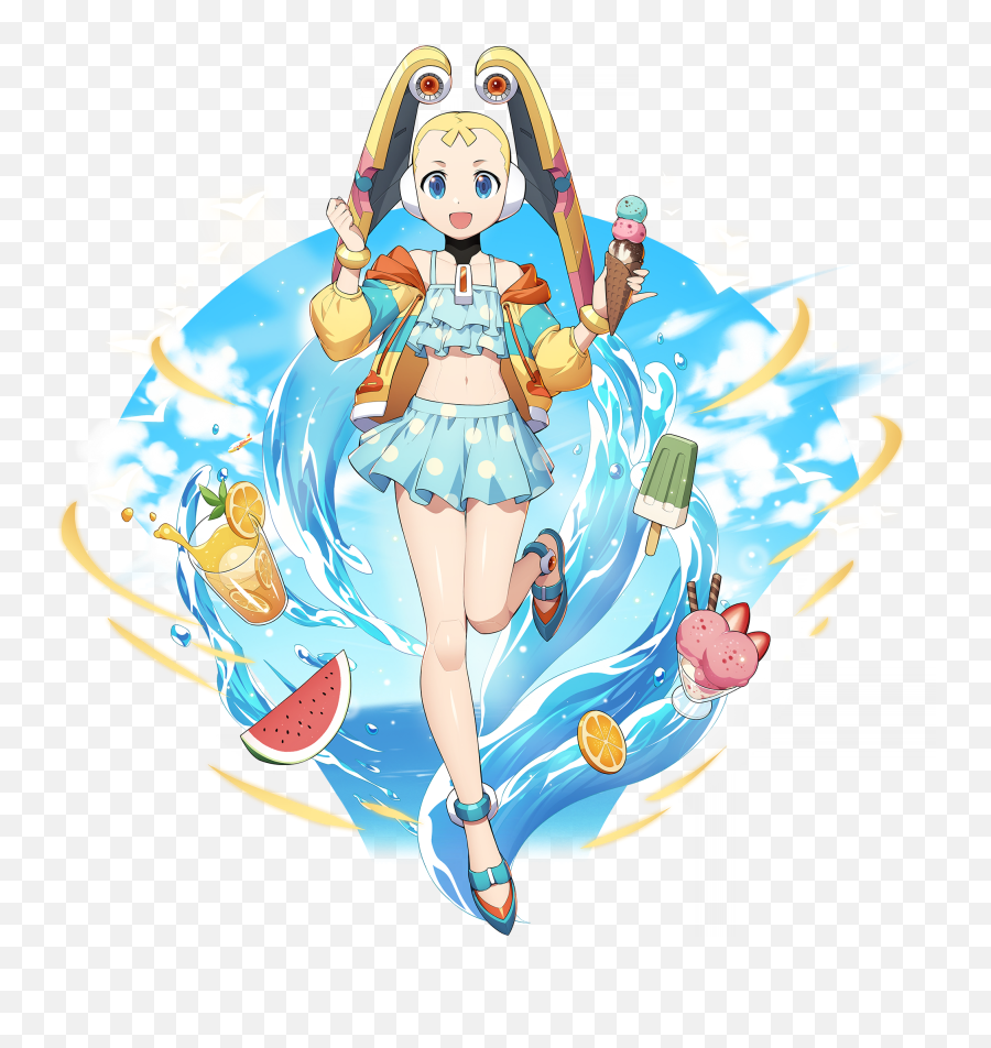 Swimsuit Pallette Rockman X Dive Mega Man X Dive Wiki Emoji,Cartoon Body Png
