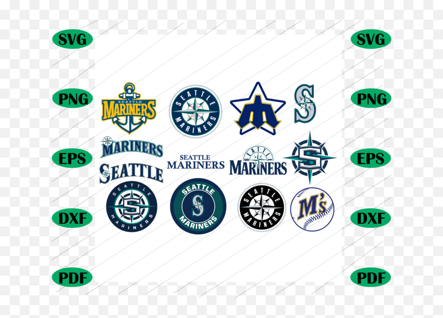 Seattle Mariners Logo Mlb Baseball By Ilmho Tewartube Designs On Emoji,Mlb Png