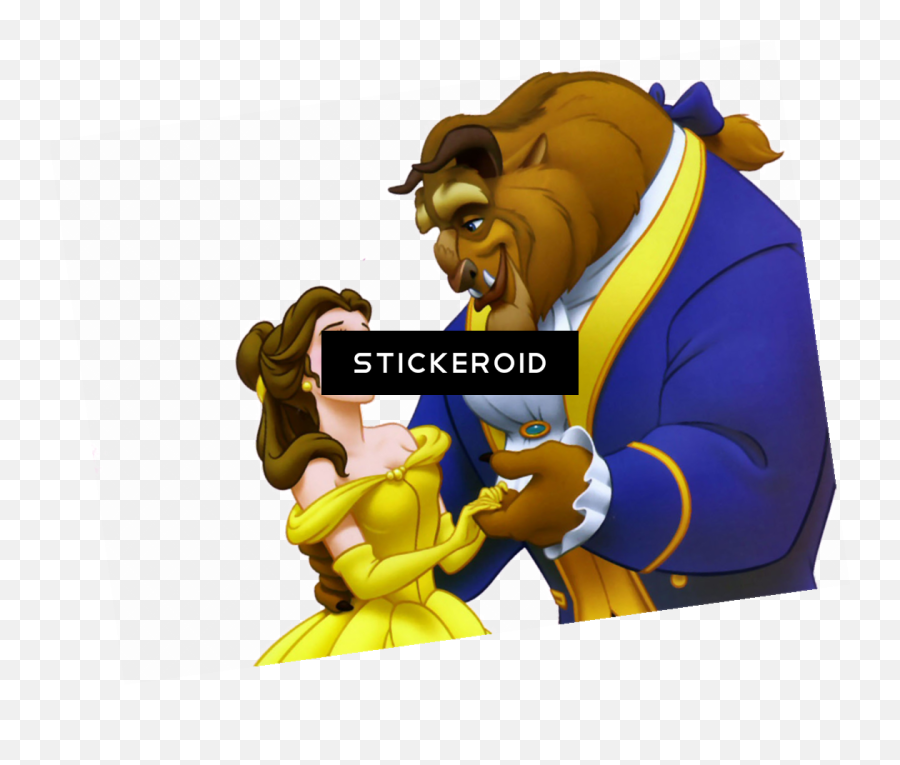 Beauty And The Beast Clipart - Beaujty And The Beast Png Clipart Emoji,Beauty And The Beast Clipart