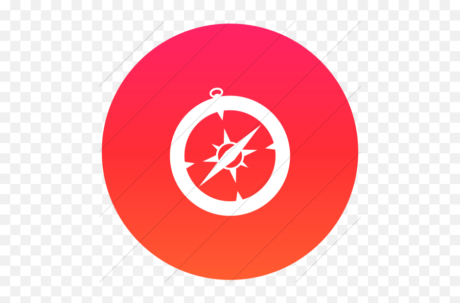 Iconsetc Flat Circle White - Compass Icon Aesthetic Green Emoji,Pink Safari Logo