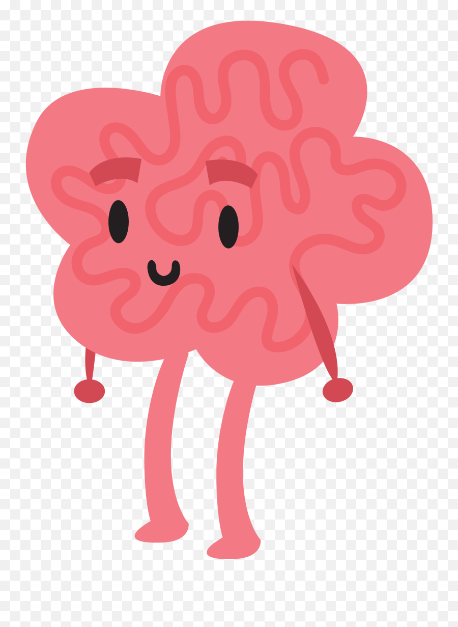 Brain Character Png Transparent - Drawing Emoji,Brain Png