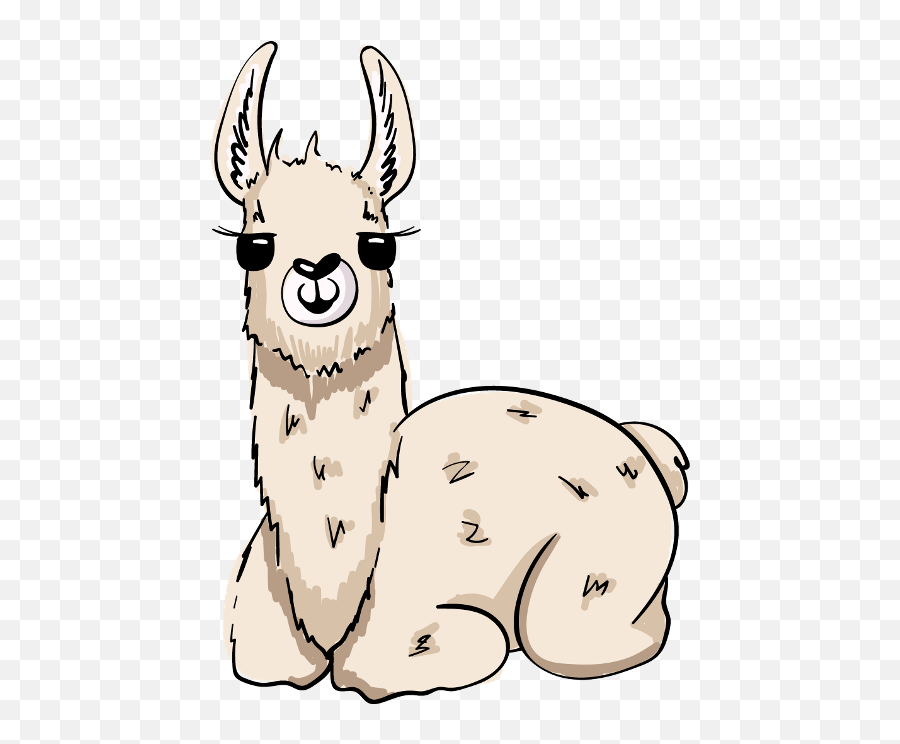 Llama Clipart - Llama Clipart Png Emoji,Llama Clipart