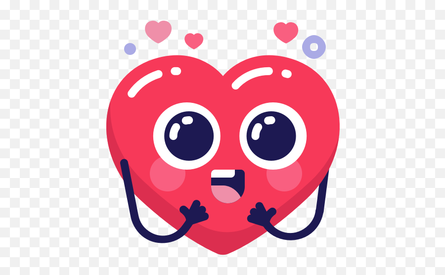 Cute Emoji Heart Icon - Emoji Heart Icon,Heart Emoji Png