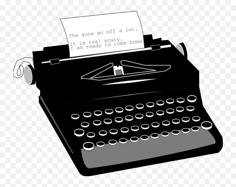 Typewriter - Typewriter Clipart Png Emoji,Typewriter Clipart