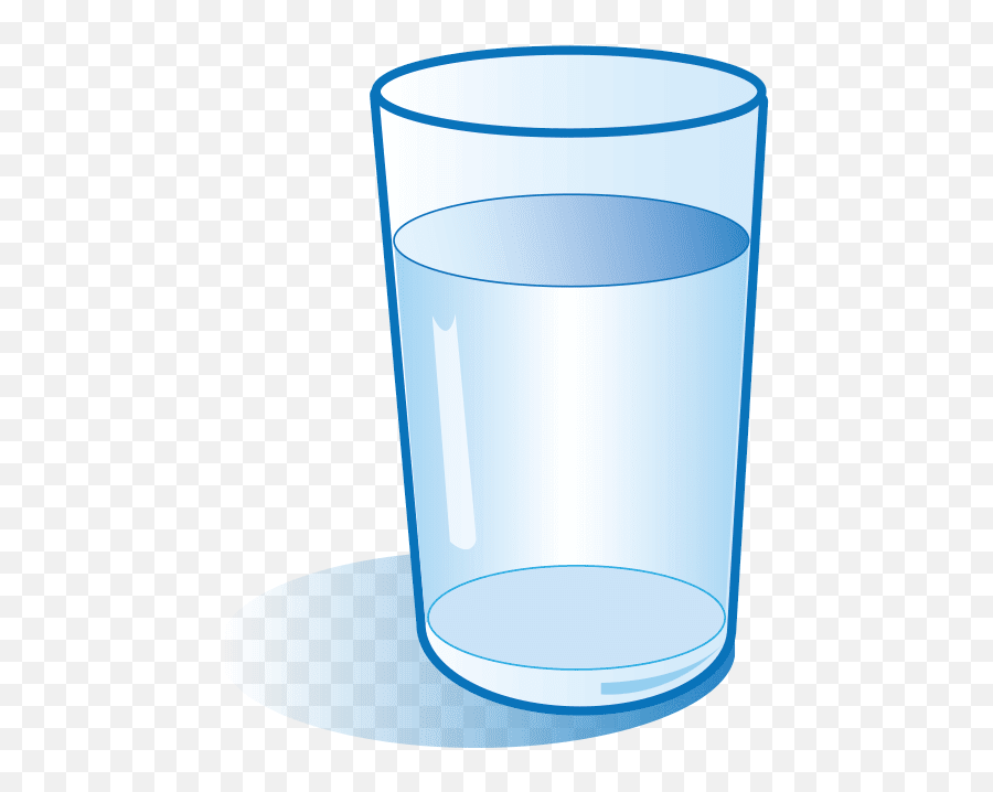 Glass Water Drinking Water - Cartoon Glass Of Water Clipart Png Emoji,Glass Of Water Clipart