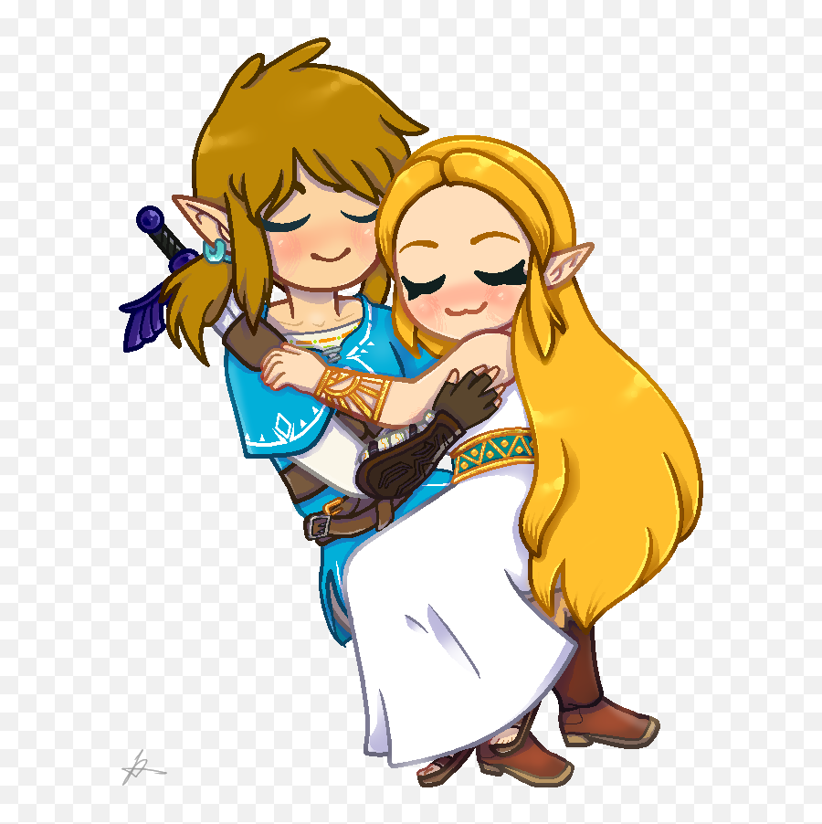 640 X 821 11 - Cute Link X Zelda Botw Emoji,Zelda Png